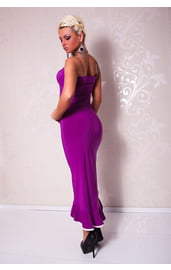 Фиолетовое платье сальса