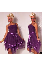 Легкое фиолетовое платье