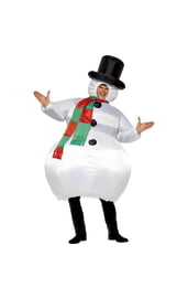 Надувной костюм снеговика