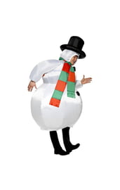 Надувной костюм снеговика