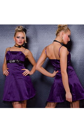 Свободное платье фиолетовое