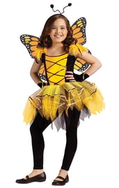 Детский желтый костюм бабочки