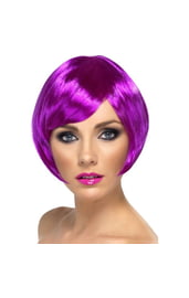 Фиолетовый парик красотки