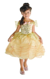 Детский костюм золотой принцессы Бэлль
