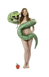 Большая зеленая змея Ручная игрушка