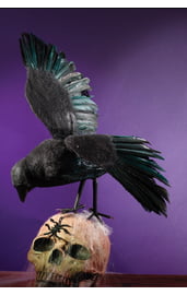 Декоративный черный ворон