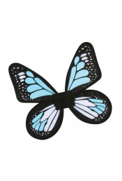 Атласные крылья Бабочка голубые