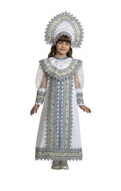 Детский костюм русской снегурочки