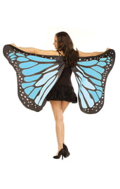 Мягкие крылья бабочки голубые