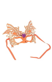 Карнавальная маска оранжевые крылья