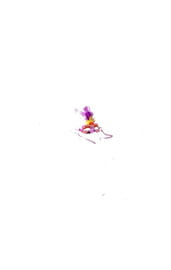 Маска гламур фиолетовая с перьями