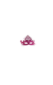 Маска королевы бала розовая