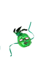 Маска в виде лица зеленая