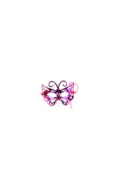 Маска бабочка розовая
