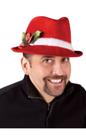 Рождественская стильная шляпа