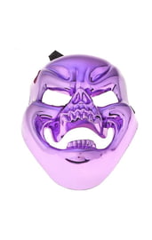 Фиолетовая маска смеющегося черепа