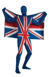 Костюм Великобританский флаг вторая кожа