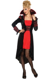 Черно-красный костюм вампирши