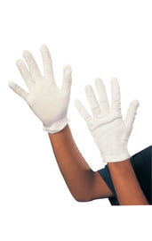 Детские белые перчатки