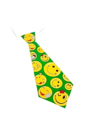 Карнавальный галстук Веселые смайлы