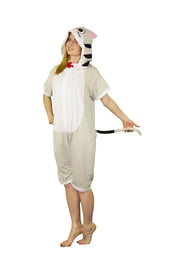 Пижама-кигуруми Серый Кот с шортиками