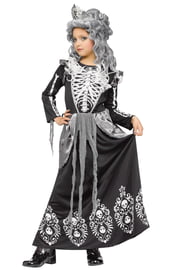 Детский костюм Королевы скелетов