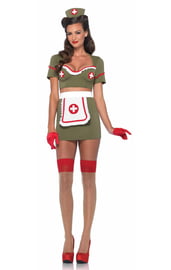 Ретро костюм армейской медсестры