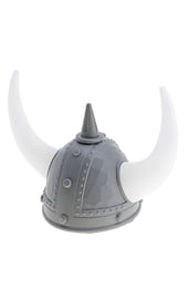 Серебристый светящийся шлем викинга