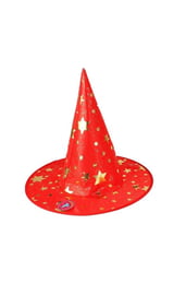 Красная шляпа со звездами