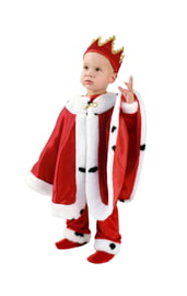 Детский костюм Короля красный