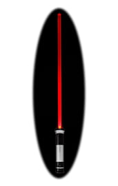 Световой светодиодный красный меч Дарт Вейдера