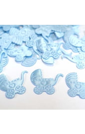 Голубое конфети Коляска