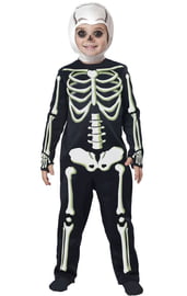 Детский светящийся костюм скелетика