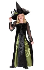 Детский костюм готической ведьмочки