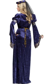 Фиолетовый костюм королевы ренессанса