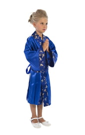 Синий костюм японки