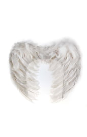 Перьевые белые крылья ангела