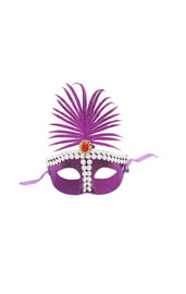 Фиолетовая сказочная маска
