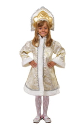 Золотистый костюм Снегурочки