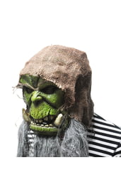 Зеленая маска Орка из Warcraft