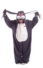 Детская пижама-кигуруми Серый заяц