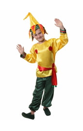 Детский костюм веселого Петрушки