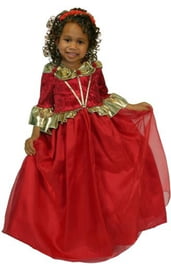 Детский костюм рубиновой королевы