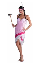 Костюм Индейской принцессы в розовом платье