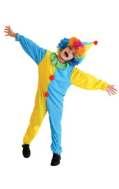 Детский костюм Яркого клоуна в колпаке
