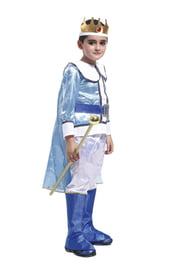 Детский костюм Короля в бело-голубом