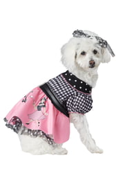 Розовое платье для собаки
