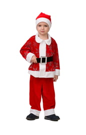 Детский костюм Красного Дедушки Мороза