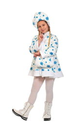 Детский костюм белой Снегурочки
