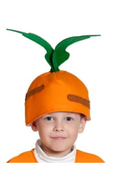 Детская шапка Морковка